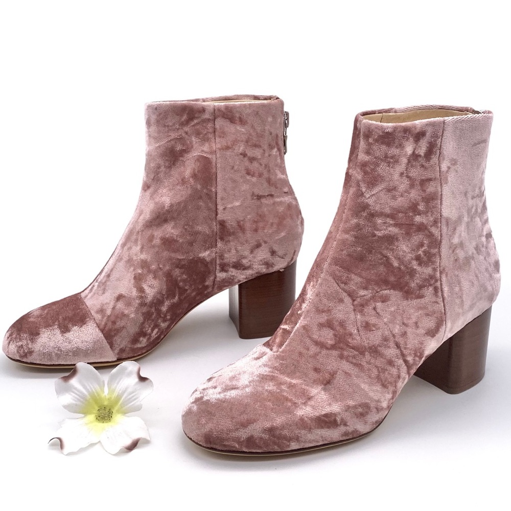 🧣HP🧣NIB Rag & Bone Drea Boot In Mauve Velvet, 36/6 - Picture 9 of 16